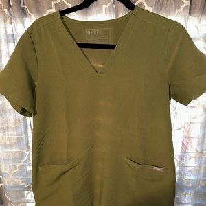 COPY - FIGS One-pocket Catarina top-Moss